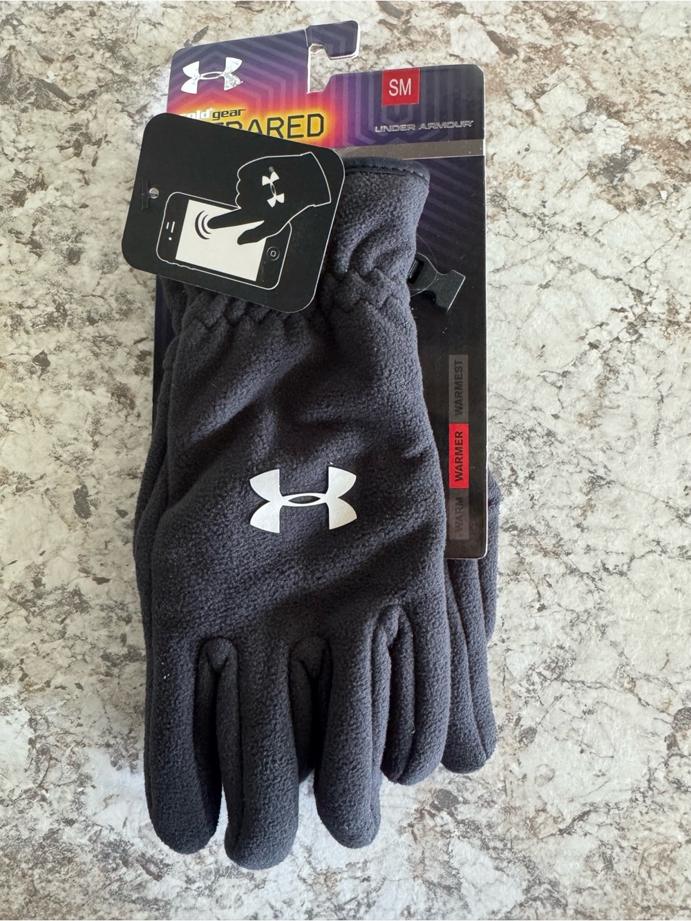 Under Armour Black Fleece Touchscreen-Friendly Gloves